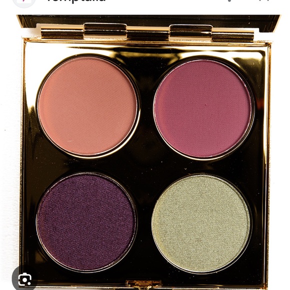 MAC Cosmetics X Padma Gold Compact Case eyeshadow quad 70’s Sunset